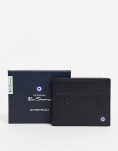 Кожаный кошелек с RFID-чипом Ben Sherman-Черный