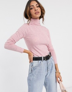 Розовая водолазка River Island-Розовый