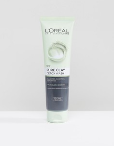 Очищающая пенка для умывания с глиной LOreal Paris Pure Clay-Бесцветный L'Oreal