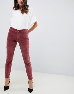 Укороченные моделирующие джинсы скинни с классической талией DL1961 Margaux-Красный