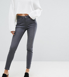 Облегающие джинсы с завышенной талией Esprit-Серый