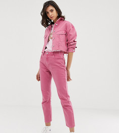 Выбеленные розовые джинсы прямого кроя Reclaimed Vintage The 95-Розовый цвет