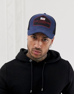 Темно-синяя бейсболка с нашивкой \"USA\" ASOS DESIGN-Темно-синий