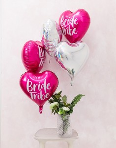 Набор из 5 воздушных шаров с надписью \"bride tribe\" Ginger Ray-Мульти