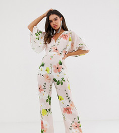 Комбинезон с рукавами "летучая мышь" True Violet-Мульти