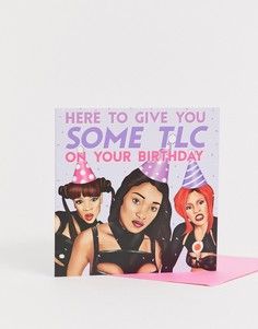Открытка с надписью \"tlc on your birthday\" WACTT-Мульти Central 23