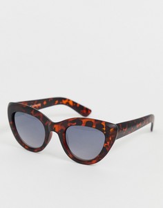 Красные солнцезащитные очки "кошачий глаз" с леопардовым принтом AJ Morgan-Мульти