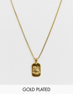 Позолоченное ожерелье с подвеской \"Овен\" Image Gang-Золотой