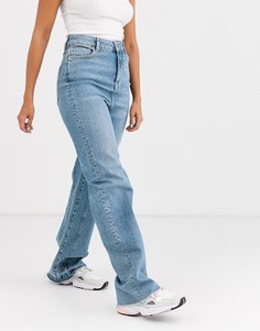 Свободные прямые джинсы Free People-Синий