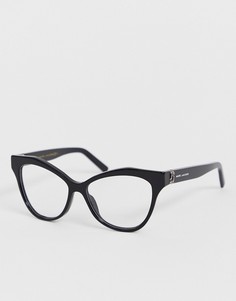 Черные солнцезащитные очки "кошачий глаз" Marc Jacobs-Черный