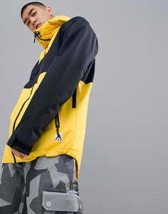 Куртка колор блок желтого и черного цвета Wear Colour-Желтый