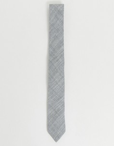 Серый галстук в елочку Twisted Tailor