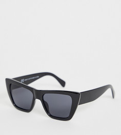 Черные солнцезащитные очки "кошачий глаз" Weekday-Черный цвет
