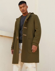 Дафлкот цвета хаки ASOS DESIGN-Зеленый