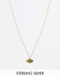Ожерелье из позолоченного серебра Kingsley Ryan-Золотой