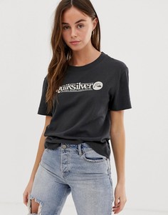 Серая футболка Quiksilver-Серый