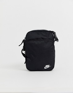 Черная сумка через плечо Nike-Черный цвет
