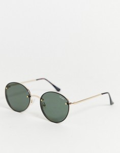 Солнцезащитные очки Quay Australia Farah-Золотой