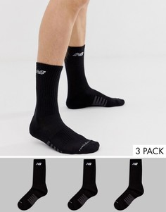 3 пары черных носков New Balance N5050-801-3EU BLK-Черный