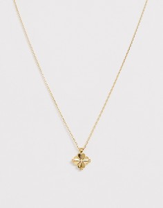 Ожерелье с подвеской-цветком Kate Spade-Золотой
