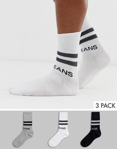 Комплект из 3 пар носков в рубчик Pepe Jeans-Мульти