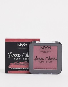 Компактные румяна NYX Professional Makeup Blush Glow - Red Riot-Бесцветный