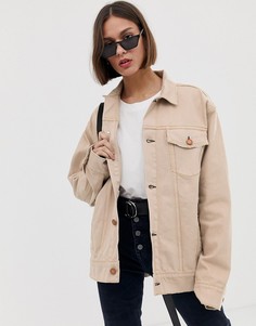 Oversize-куртка из органического хлопка Cheap Monday-Розовый