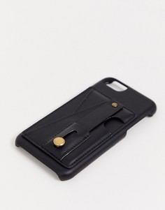 Чехол-кредитница для iPhone 6&7&8 Typo-Черный