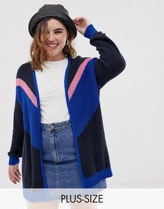 Кардиган со вставками Junarose-Мульти