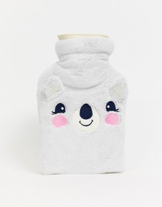 Бутылка для горячей воды в виде коалы и маска на глаза в подарочном наборе Chelsea Peers-Бежевый