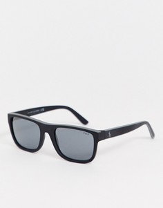 Квадратные солнцезащитные очки Polo Ralph Lauren 0PH4145-Черный
