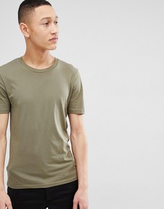 Идеальная футболка Selected Homme-Зеленый