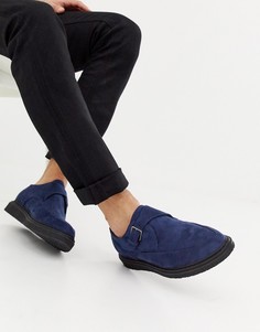 Темно-синие туфли с острым носком Truffle Collection-Темно-синий