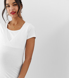 Белая футболка для кормления New Look Maternity-Белый