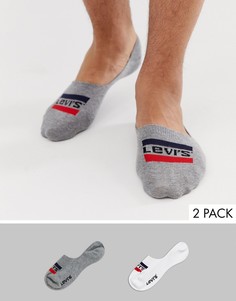 Набор из 2 пар невидимых носков Levis-Мульти