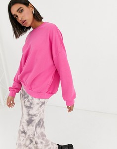 Розовый свитшот Bershka