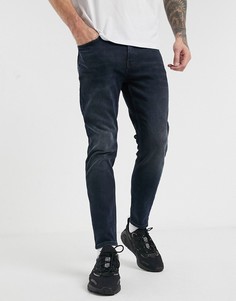 Суженные джинсы цвета индиго HUGO 332-Синий