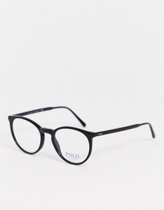Круглые очки Polo Ralph Lauren-Черный