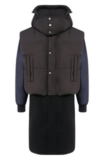 Комбинированное пальто Givenchy