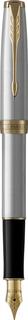 Ручка перьевая Parker Sonnet Core F527 Stainless Steel GT F