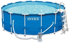 Бассейн Intex Metal Frame 457х122см (синий)