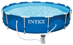 Бассейн Intex Metal Frame 366х76 см (синий)