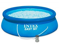 Бассейн Intex Easy Set, 396х84 см (голубой)