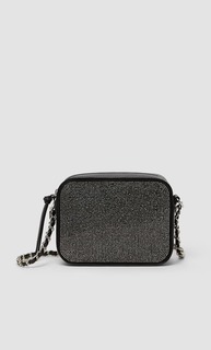 Сумка с плечевым ремнем и стразами Stradivarius