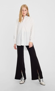 Брюки клеш с разрезами Stradivarius