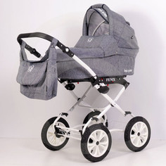 Коляска 2 в 1 Bart Plast FENIX PRIME Classic 01 темно-синий