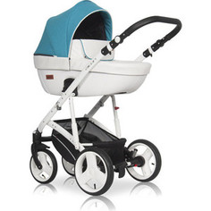 Коляска 2 в 1 Riko Basic AICON 02 бирюза-белый
