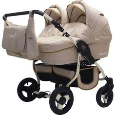 Коляска 2 в 1 Bart Plast FENIX DUO PRIME 06 бежевый лен