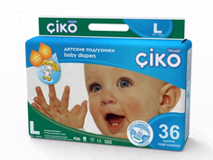 Подгузники Ciko L 9-14kg