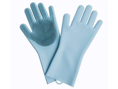 Силиконовые перчатки Xiaomi Silicone Cleaning Glove Blue 388179